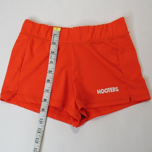 3 Hooters Girl's Waitress Orange Uniform Shorts Size XS - Picture 10 of 10